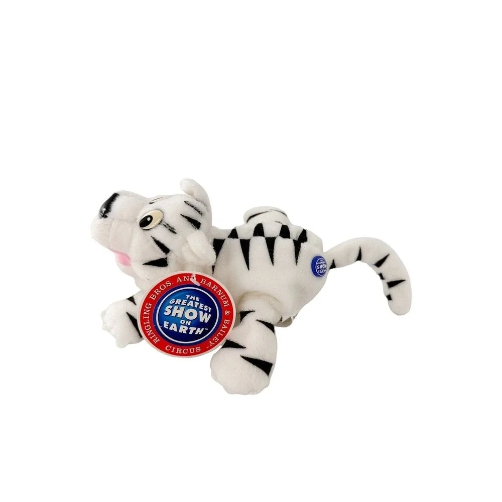 Ringling Bros.‎ & Barnum Bailey White Tiger Plush Tags 9